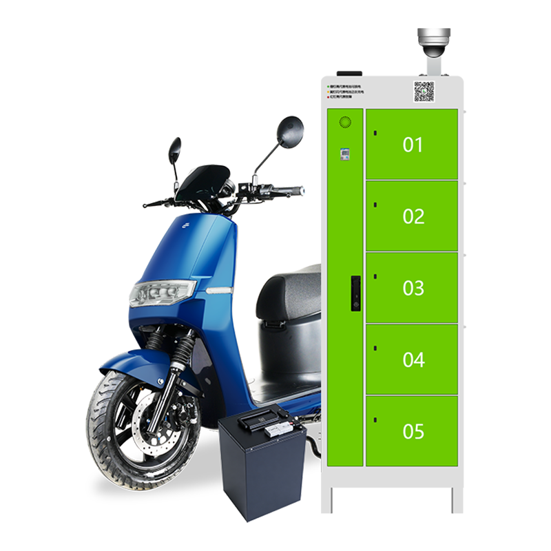 侧拉式5仓换电柜