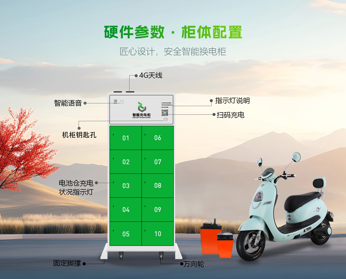 10仓智能换电柜